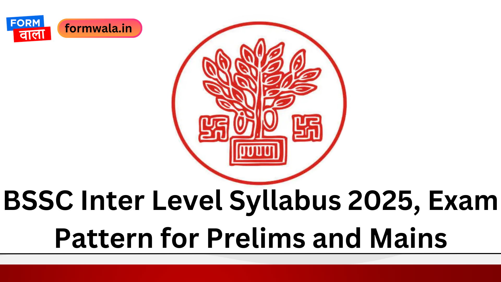 BSSC Inter Level Syllabus 2025, Exam Pattern for Prelims and Mains