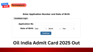 Oil India Admit Card 2025 Out, Download Link at oil-india.com