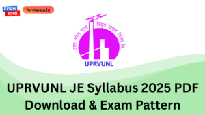 UPRVUNL JE Syllabus 2025 PDF Download & Exam Pattern